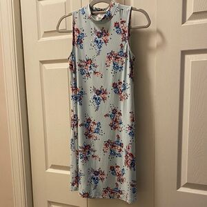 Pink Rose Floral Dress